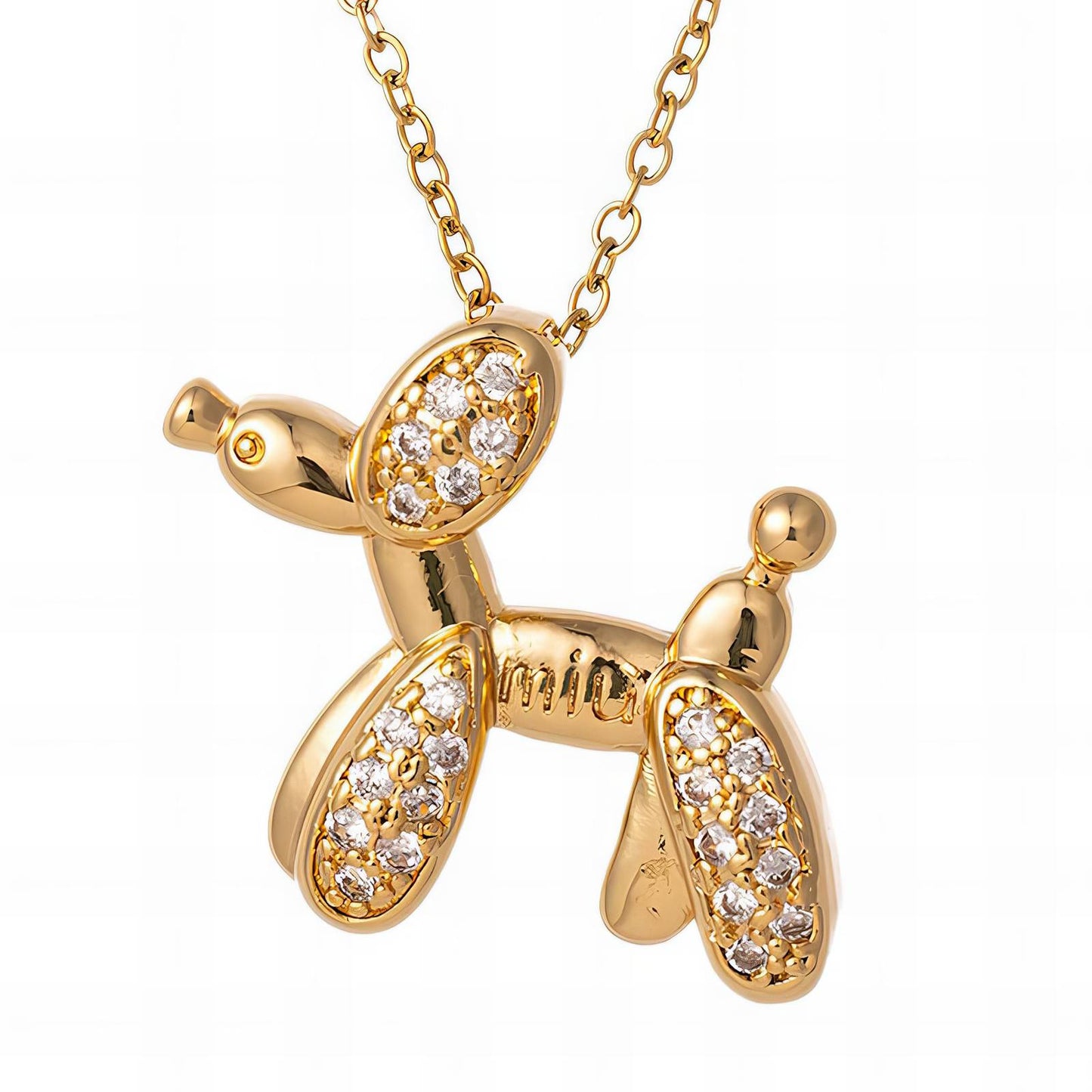 Cascais Necklace, 18K Gold Plated Steel
