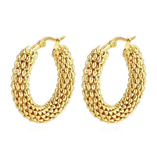 Amalfi 18k Gold Plated Stainless Steel Earrings
