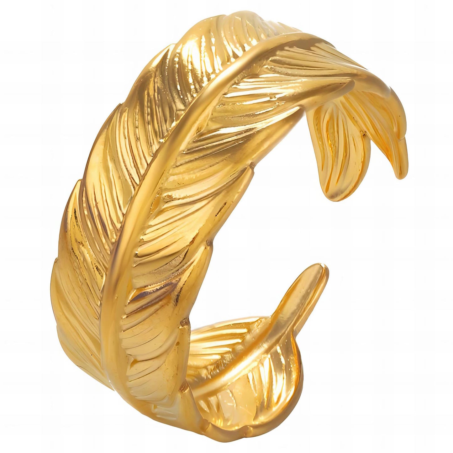 Split Ring, 18K Gold Plated Steel