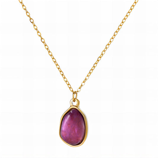 Boracay Necklace, 18K Gold Plated Steel