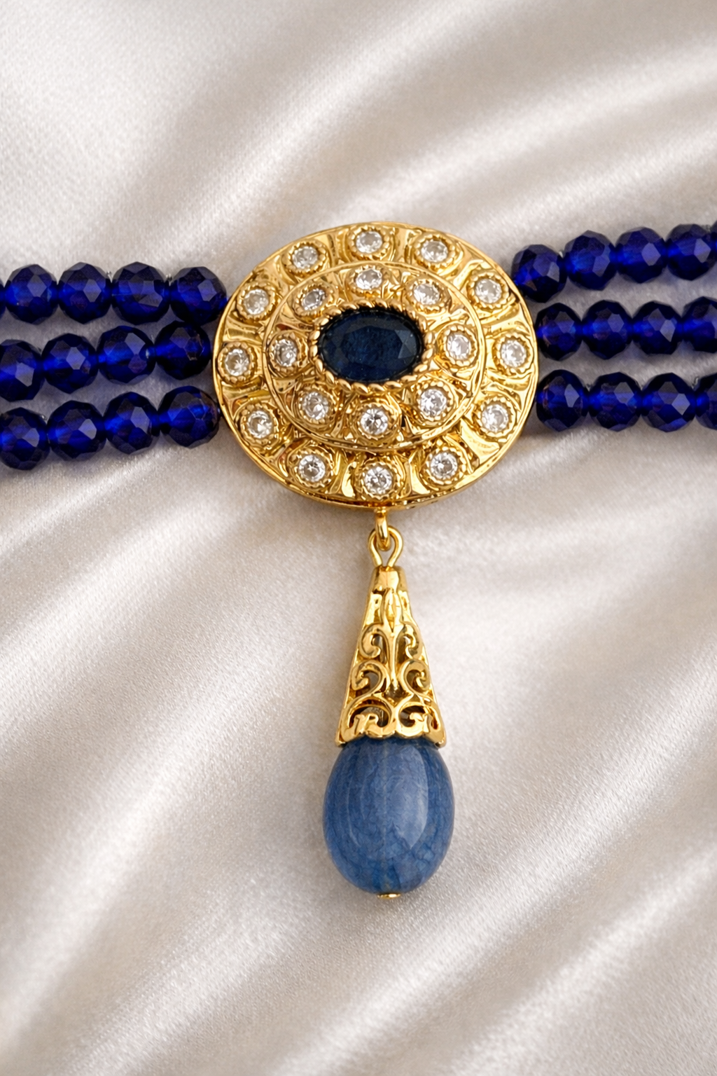 Lalla Nezha Choker Blue